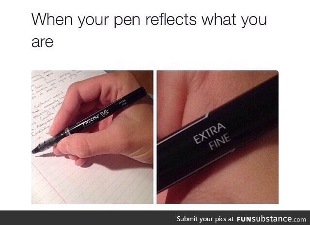 When your pen compliments you
