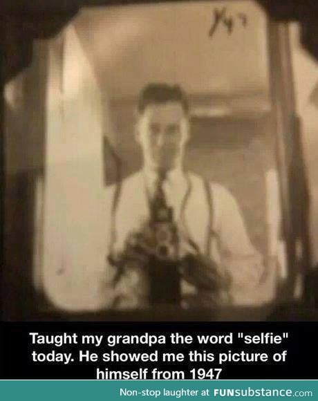 Ancient selfie
