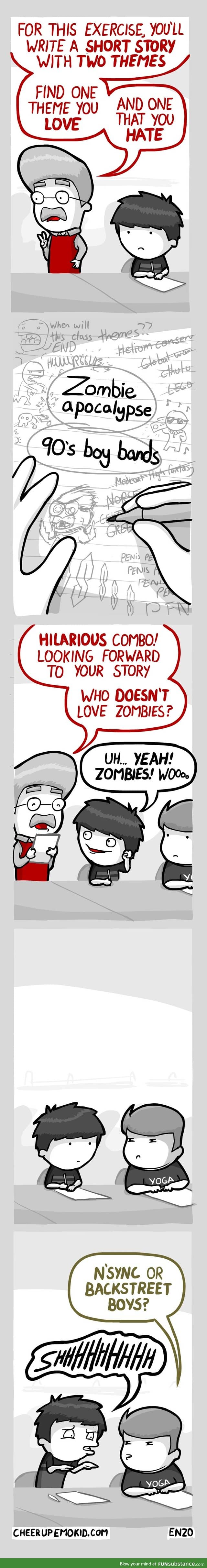 Boy Bands and Zombies!