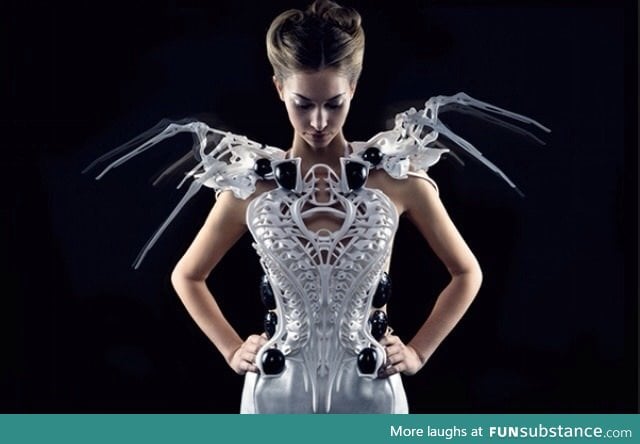 A Robotic Spider Dress that attacks people when they get too near