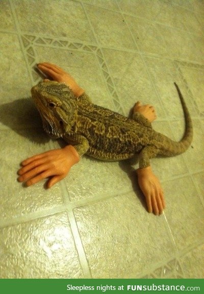 Edward lizard-hands