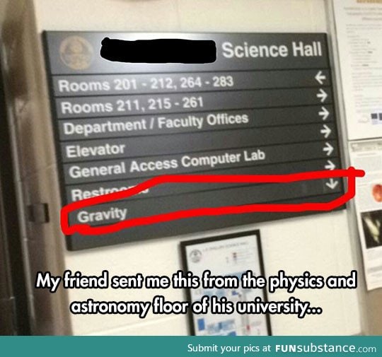 Funny science hall