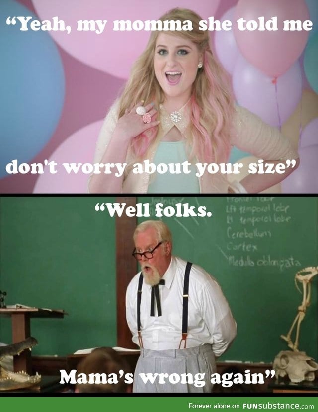 Don't worry about your size