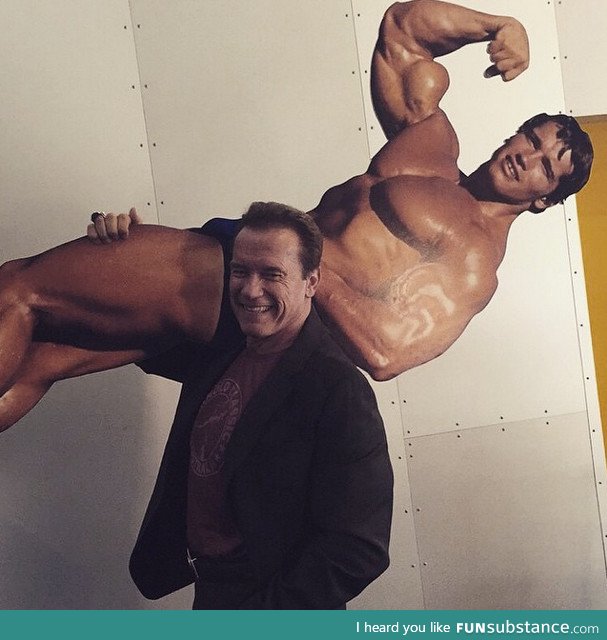 Arnold carrying Arnyoung