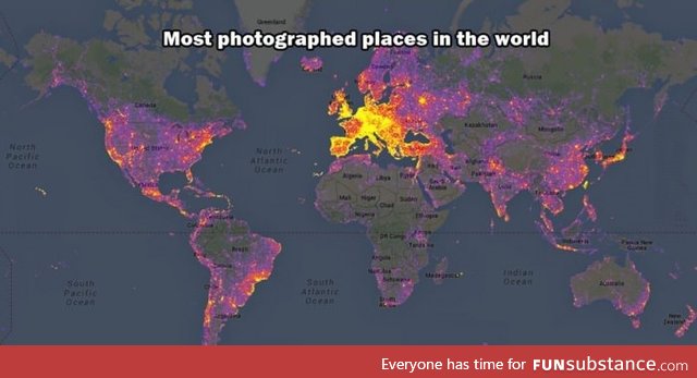 The most photographed places in the world