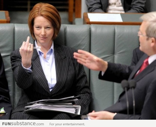 This is Julia Gillard, the Prime Minister of Australia