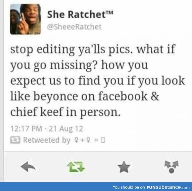 Stop editing your pics