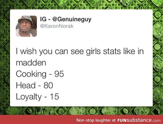 Girl stats