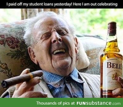Finally paid off student loans