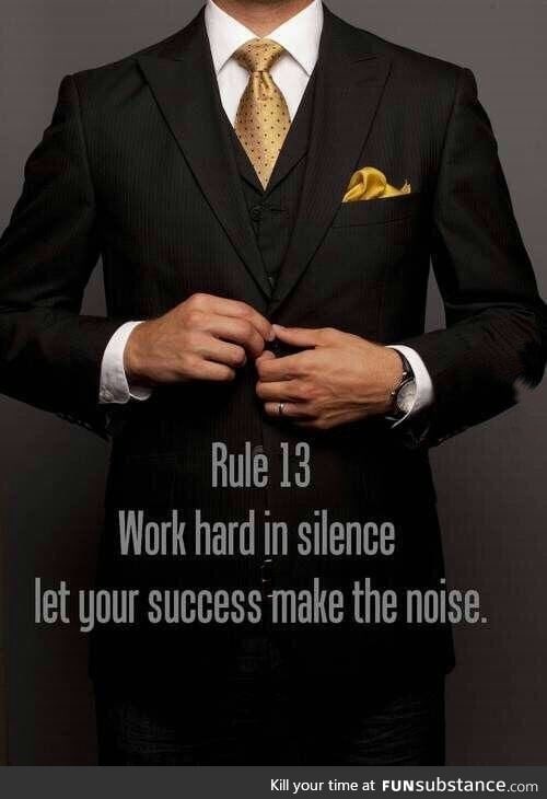 Rules for Gentleman