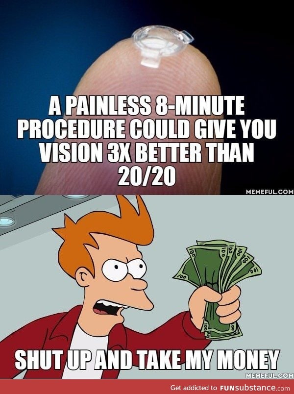 A medical procedure that can make your vision 3x better than 20/20