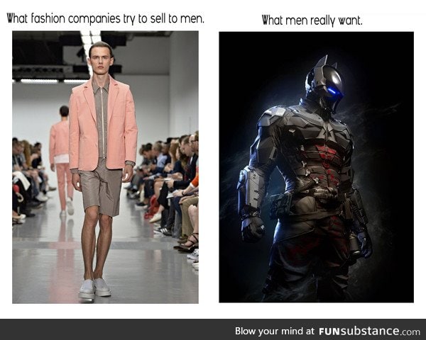 What men really want in fashion
