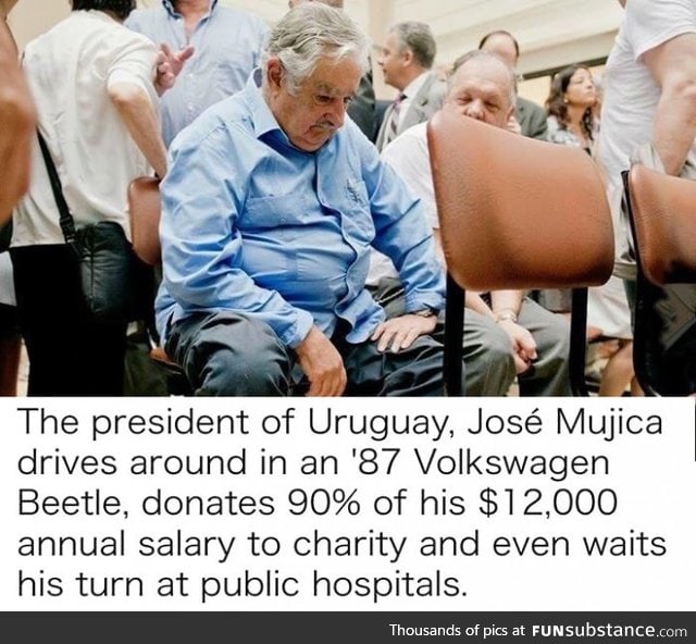 I present you the real 'Real MVP' - President of Uruguay, Jose Mujica