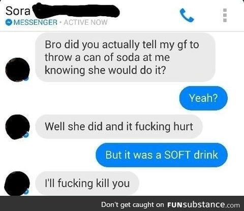 It's a Soft Drink