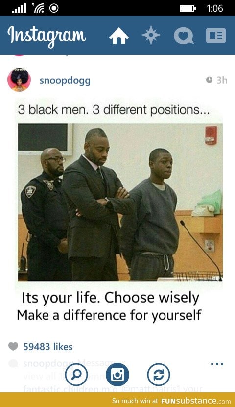 Its not about race, its about what you decide to do
