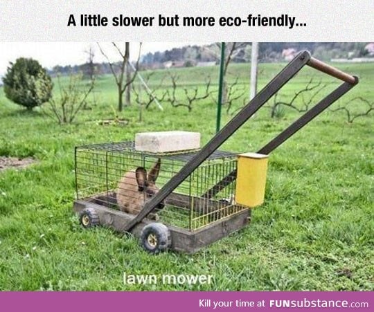 The green solution for lawnmowers