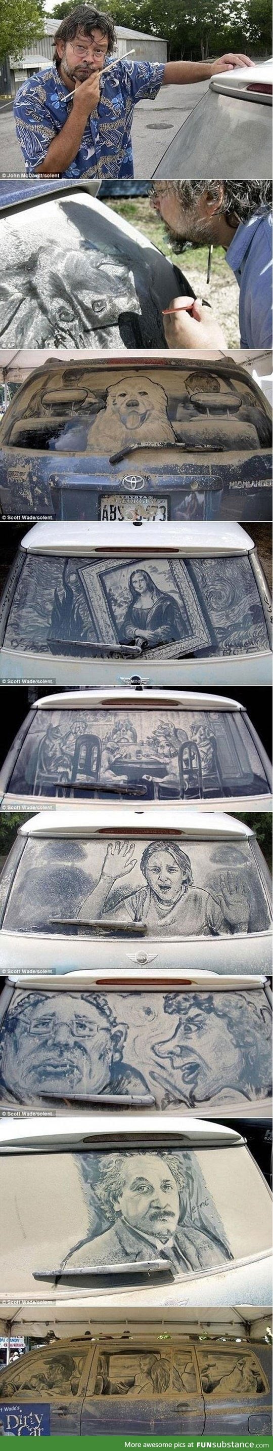 Best thing to do to a dirty car window