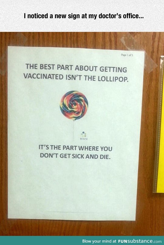 Best part about getting vaccinated