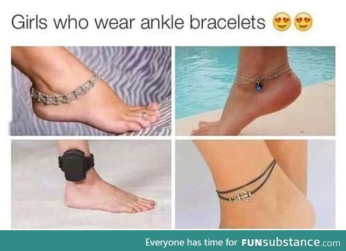 Ankle bracelets