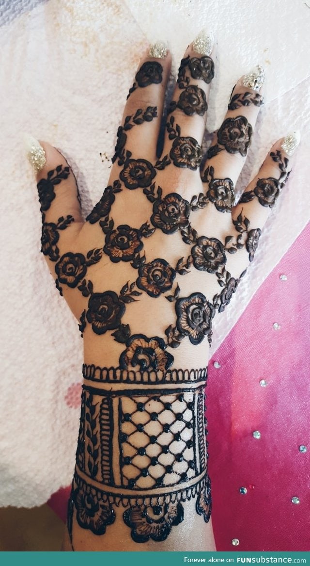Awesome wedding henna