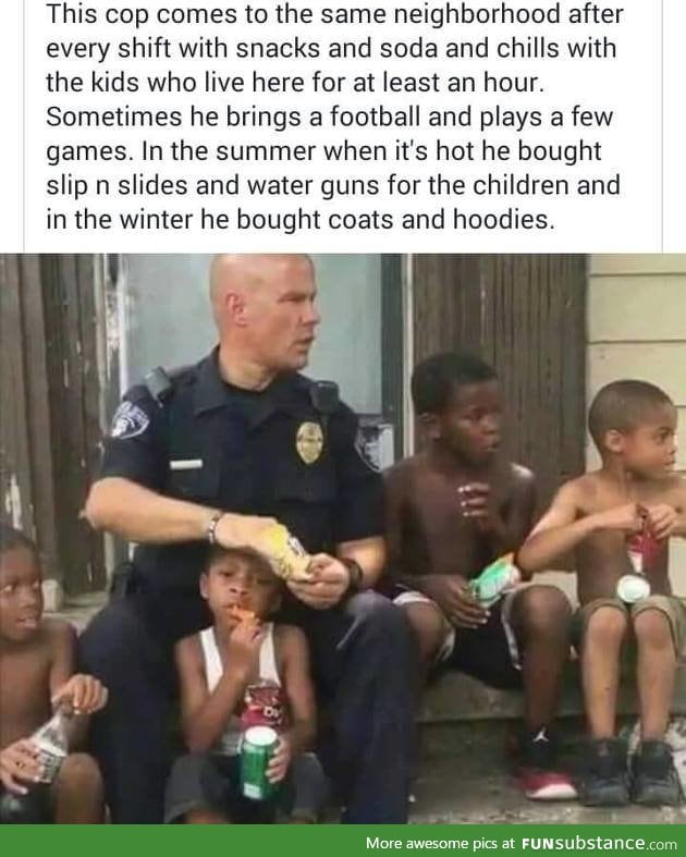 Not all cops are bad