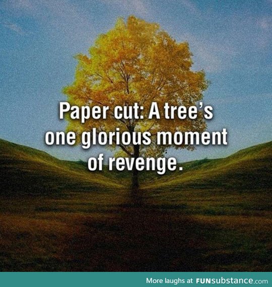 Truth about paper cuts