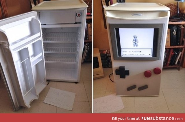 Functioning Gameboy fridge