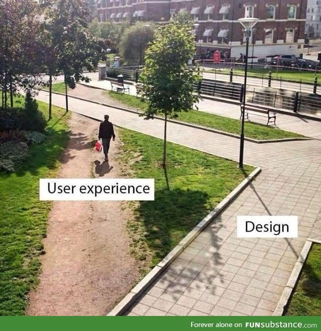 People ignore the design that ignores people