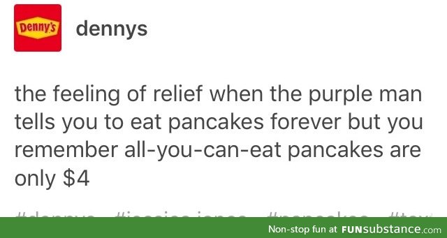 Denny's I am confused
