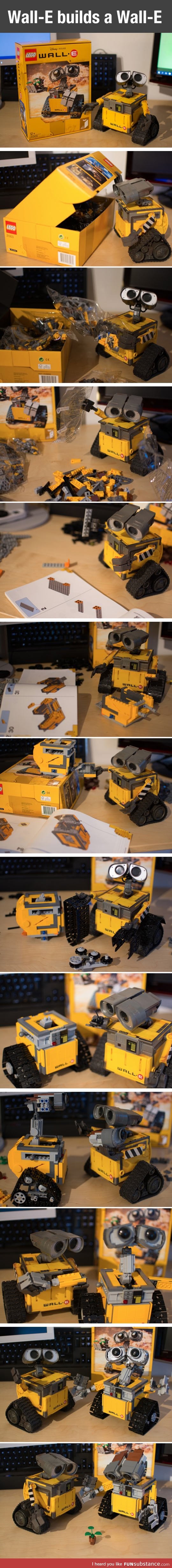 When A Wall-E Builds A Wall-E