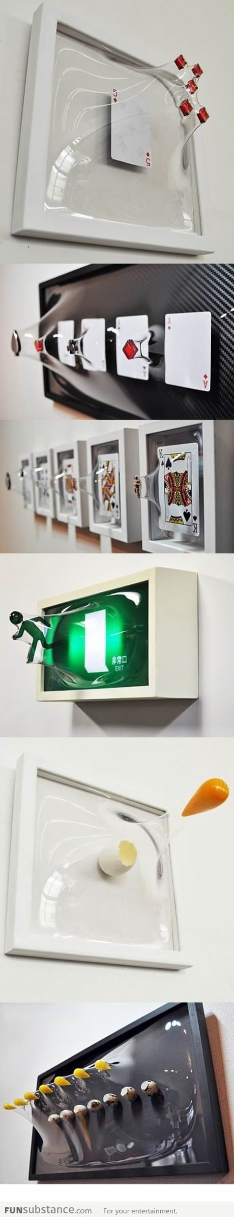 3D arts in glass