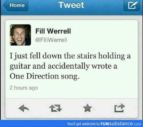 Fill Werrell vs One Direction