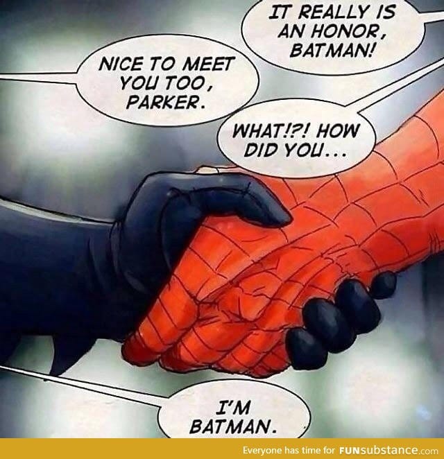 Because batman. Duh!