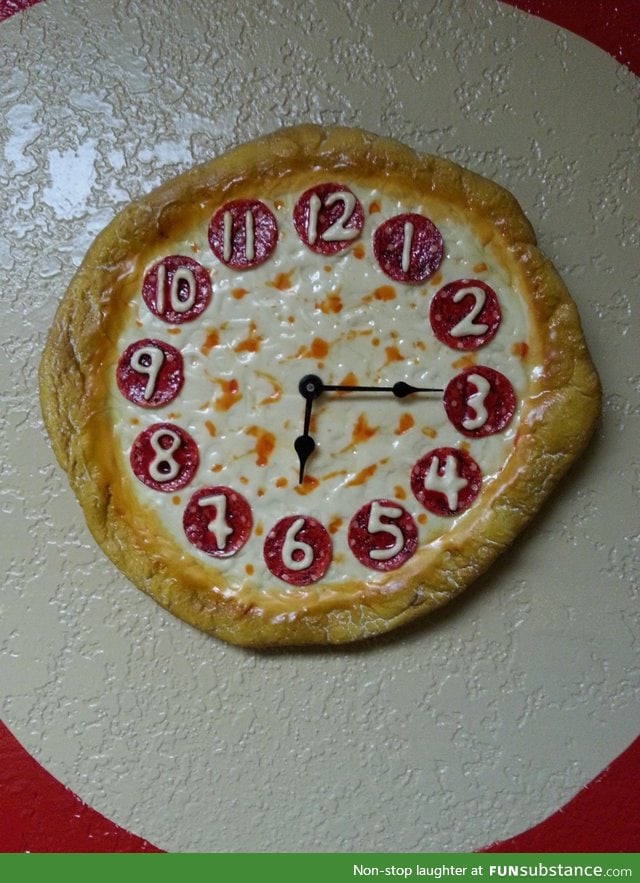 It's always pizza time