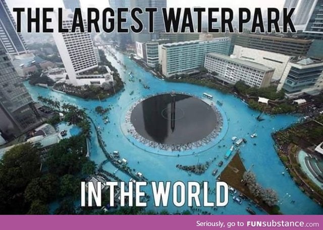 The largest water park