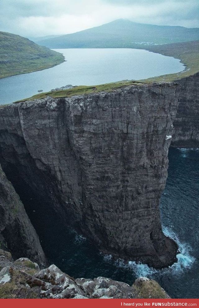Sorvagsvatn, the lake over the ocean