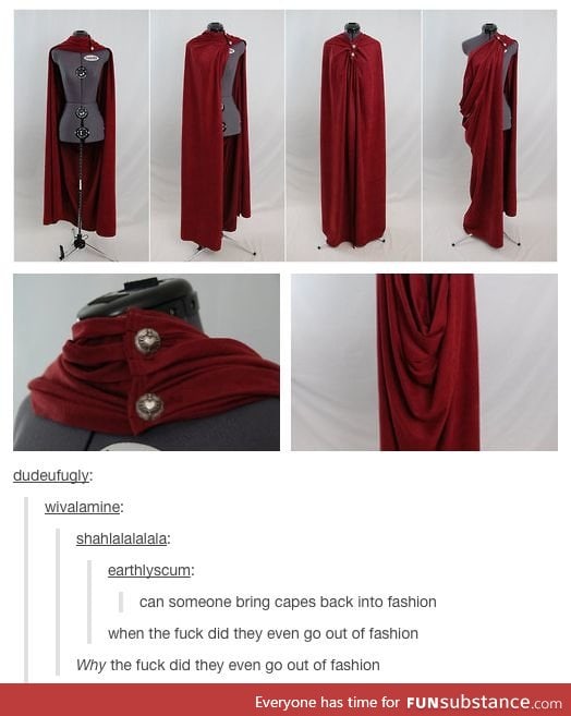 Capes and Cloaks need to come back