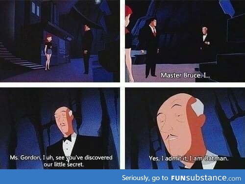 You can always count on Alfred to at least try to fix a mess
