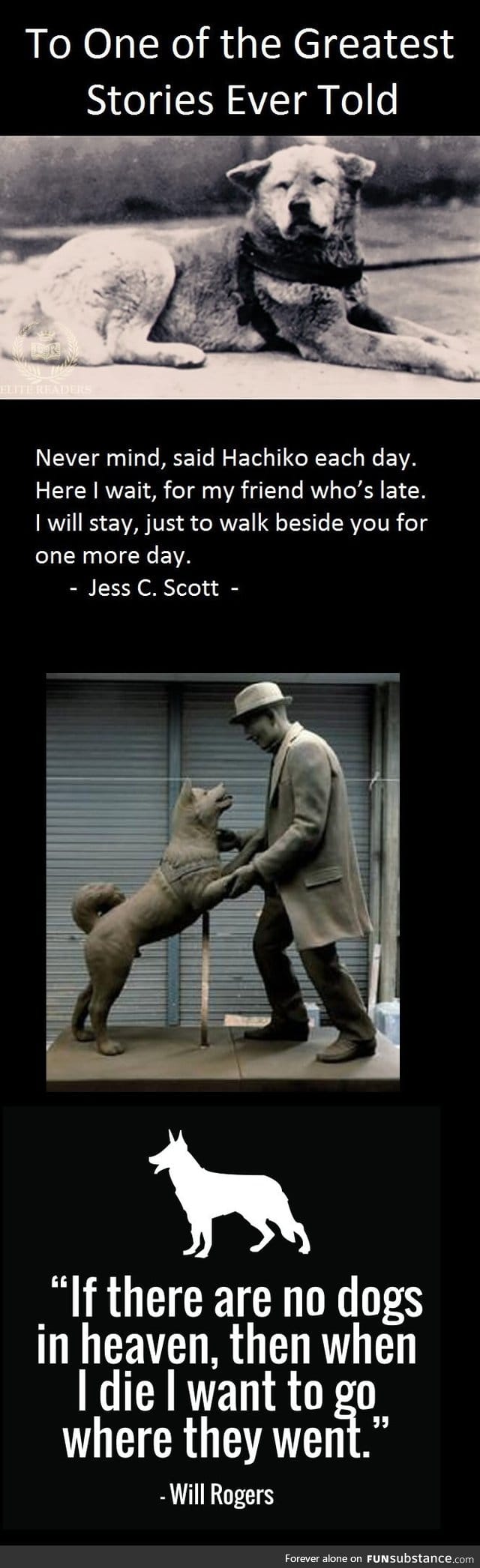 A Moment of Silence: Hachiko died on March 8, 1935