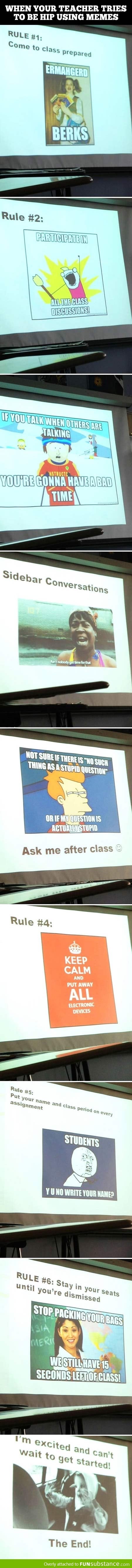 Meme in class