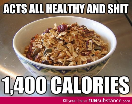 That 'healthy' bowl of granola