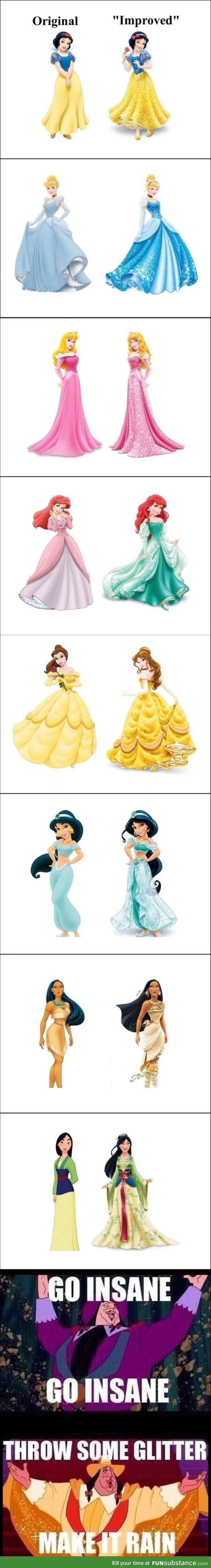 Improved Versions of Disney Princesses
