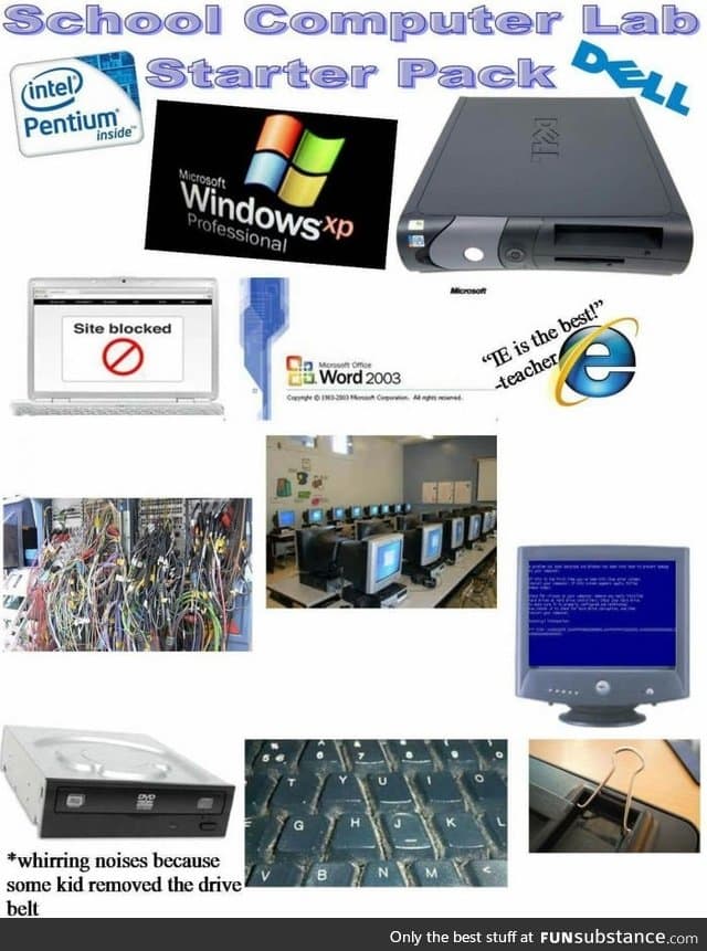 Computers at our school starter pack