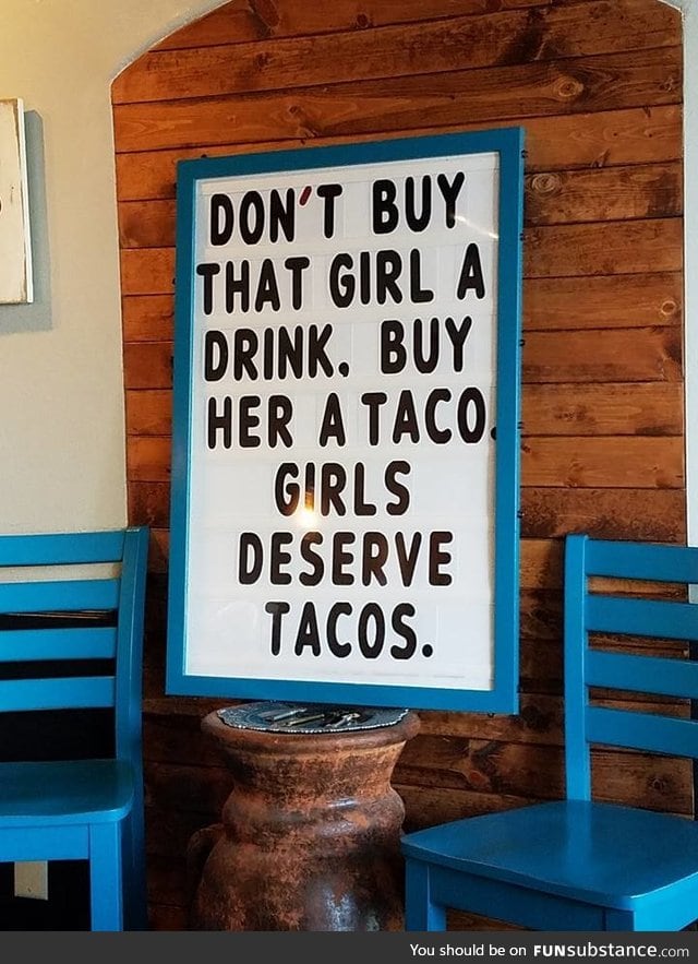 Dont buy her that drink!