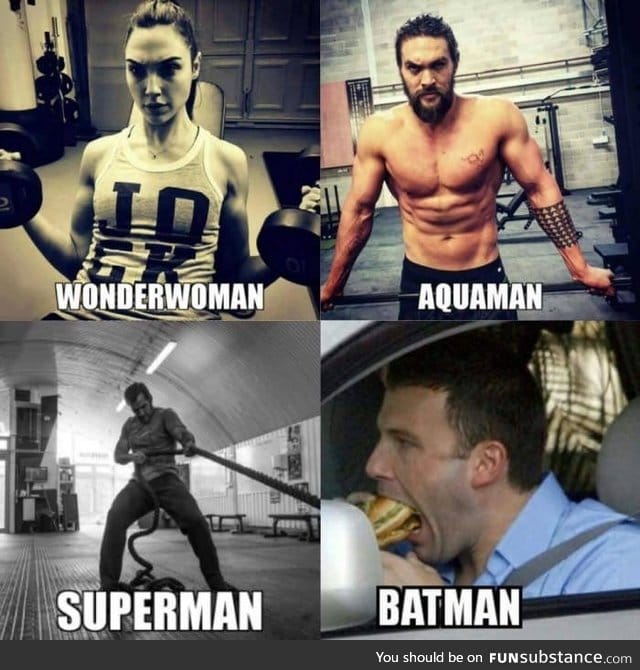 Looks like everyone is training for Justice League