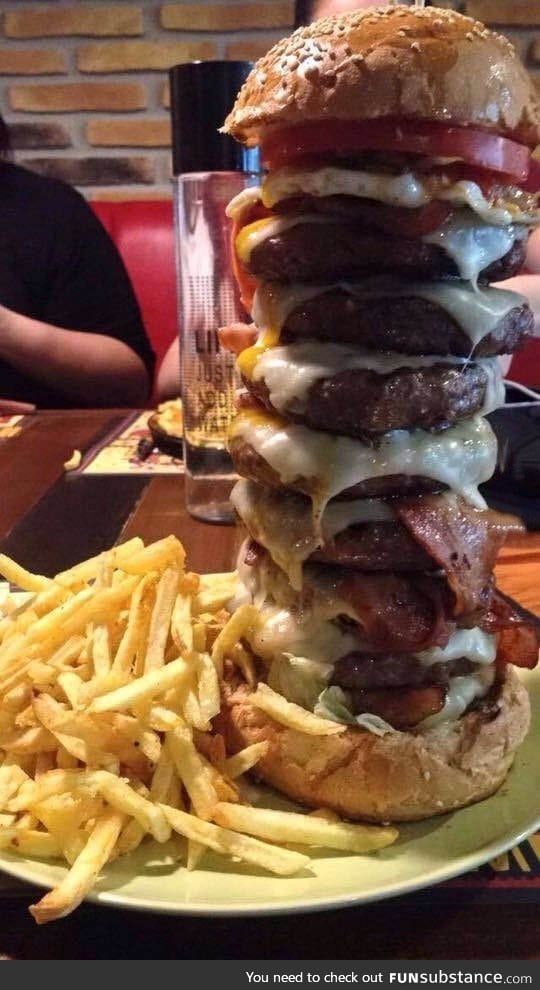 One hell of a burger