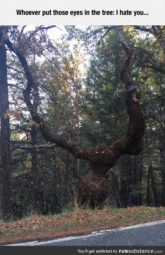 Make trees creepy