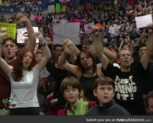 Harry Potter and Neville Longbottom went to a WWE show