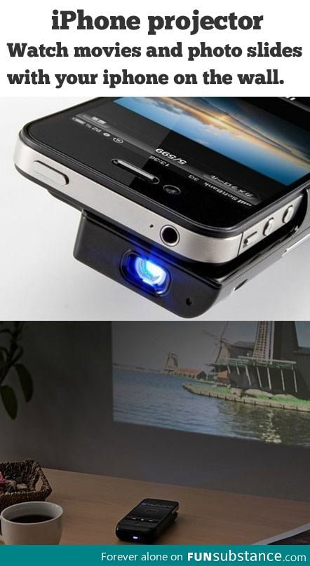 iPhone Projector!
