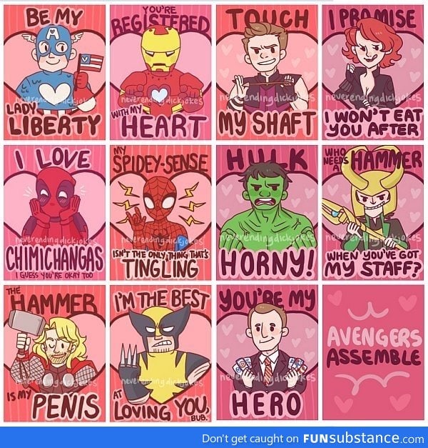 Avenger's Valentines!
